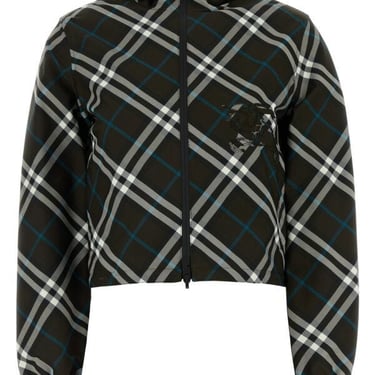 Burberry Women Embroidered Polyester Reversible Jacket