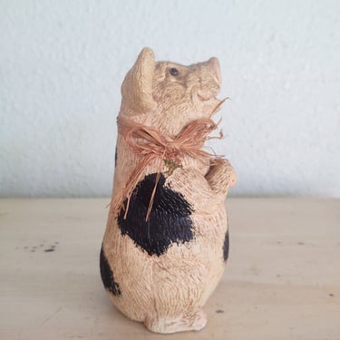 Spotted Pig Figurine Home Decor - Year Unknown 