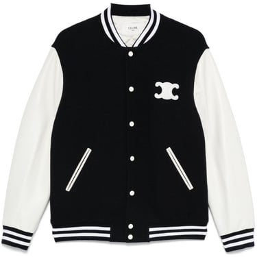 Celine Women Maniche Contrasto, Logo Bomber