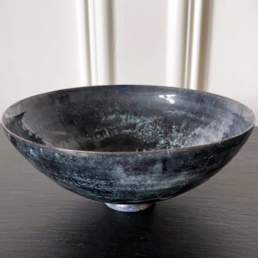 Ceramic Bowl with Expressive Glaze by Beatrice Wood