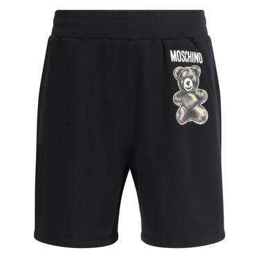 Moschino Men Logo Sweatpants Shorts