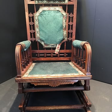 Green Festooned Rocking Chair (Seattle)