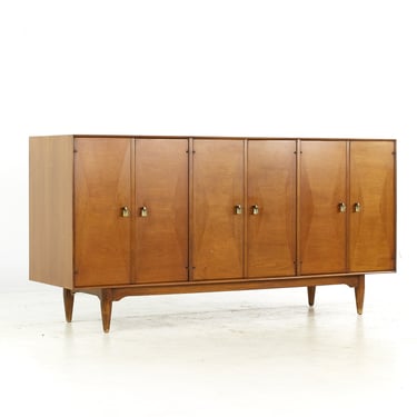 Ramseur Mid Century 9 Drawer Lowboy - mcm 