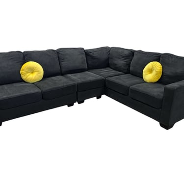 Black L-Shaped Sectional