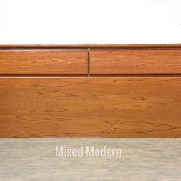 Danish Modern Teak Queen Headboard 