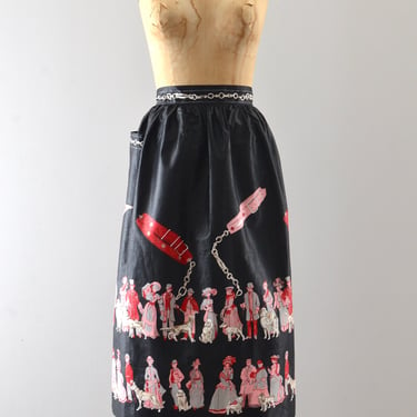 1950s Novelty Print Apron