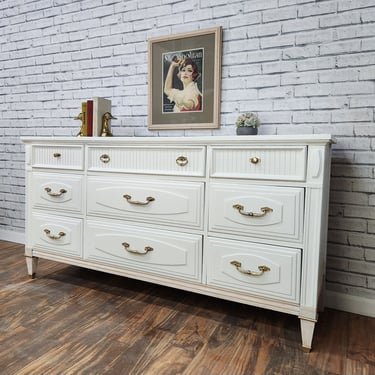 Available! Vintage Neoclassical Mid century Dresser 