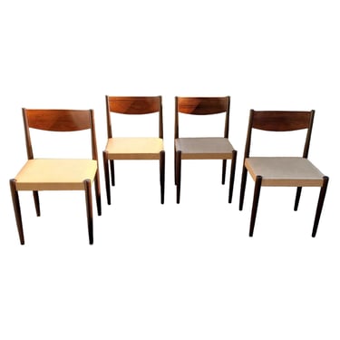 Free Shipping Within Continental US - Vintage Danish Mid Century Modern Rosewood Dining Chair Set by Frem Rojle 