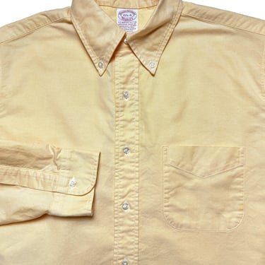 Vintage USA Made Brooks Brothers Makers Button-Down Oxford Shirt ~ 15 1/2 - 34 ~ Medium / M ~ 100% Cotton ~ OCBD 