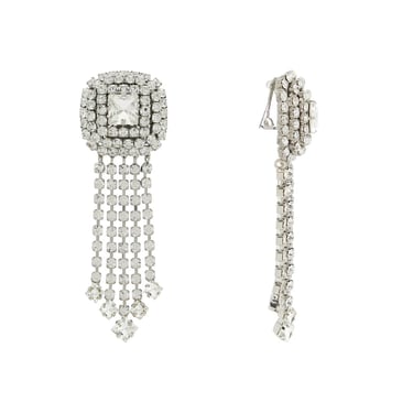 Alessandra Rich Dangling Clip-On Earrings Women