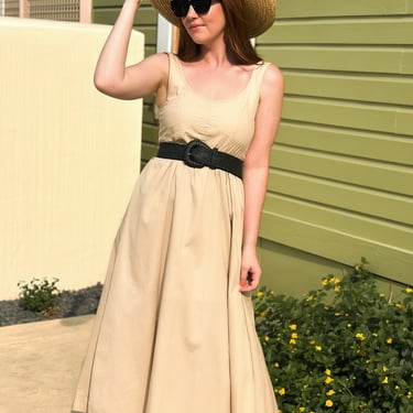 Delilah Sand Midi Dress