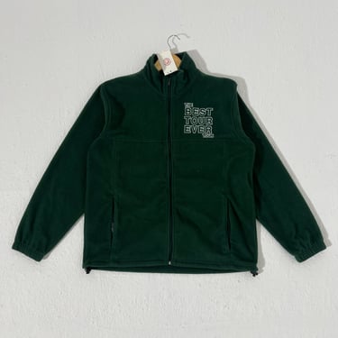 Amine "The Best Tour Ever - 2022 Tour" Green Zip-Up Fleece Jacket Sz. L