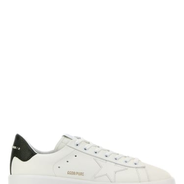 Golden Goose Deluxe Brand Men White Leather Pure New Sneakers