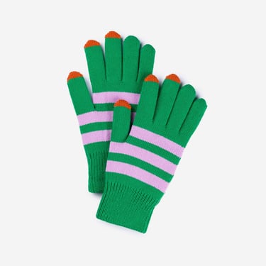 Striped Touchscreen Gloves (multiple colors)