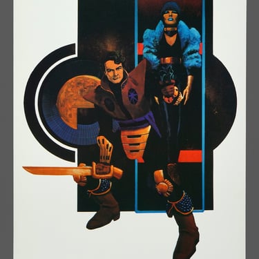 1980 Howard Chaykin Print Cody Starbuck Limited Edition 167/1000 Color Illustration Art 