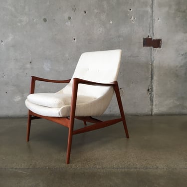 Siesta Armchair and Footstool by Ingmar Relling for Westnofa