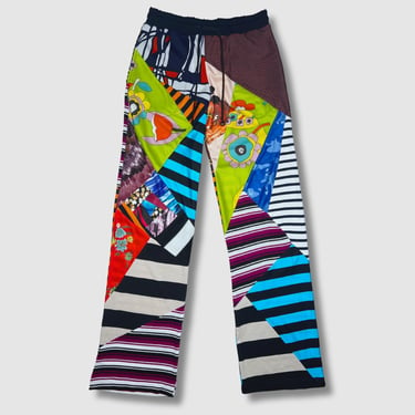 mixed print 'all-over reroll' sweatpants