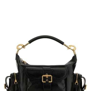 Chloe Woman Black Leather Camera Bag Handbag