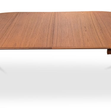 Round Teak Dining Table w 2 Leaves - 102301