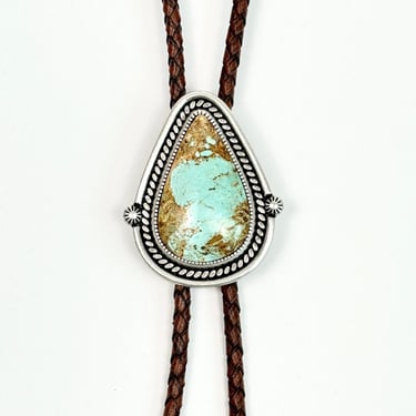 Iron Lamb Turquoise Drop Bolo