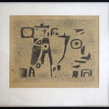 Willi Baumeister Nicht Lasst das Schicksal Sich Hindern 1947 Signed Lithograph 3 