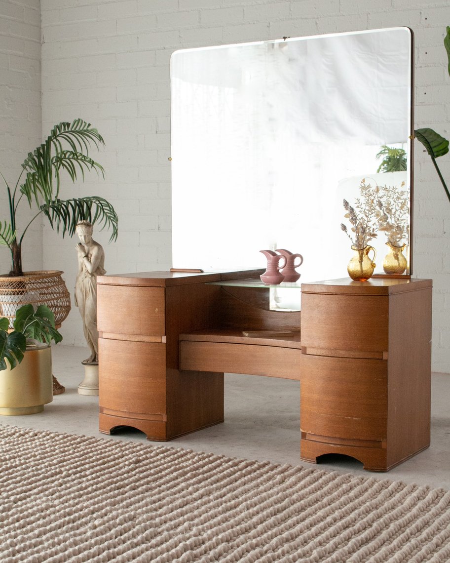 Art Deco Vanity & Bench Sunbeam Vintage Highland Park Los Angeles, CA