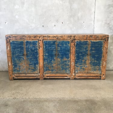 Distressed Solid Hardwood Console / Sideboard