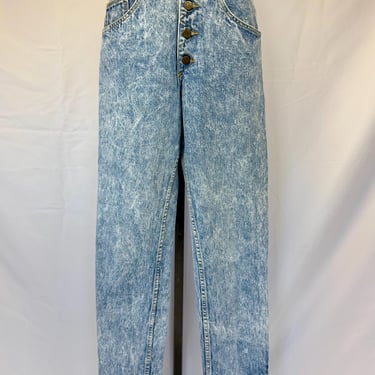 1980s Guess Stonewashed Button Fly Jeans 