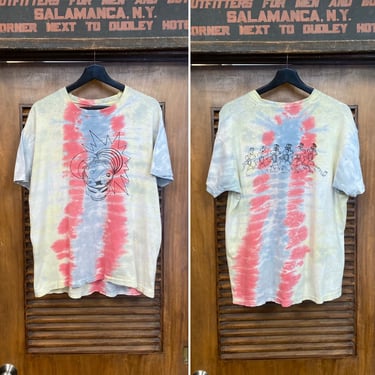 Vintage 1970’s Original “Grateful Dead” Rock Band Hippie Tie Dye Deadhead Cotton T-Shirt, 70’s Tee Shirt, Vintage Clothing 