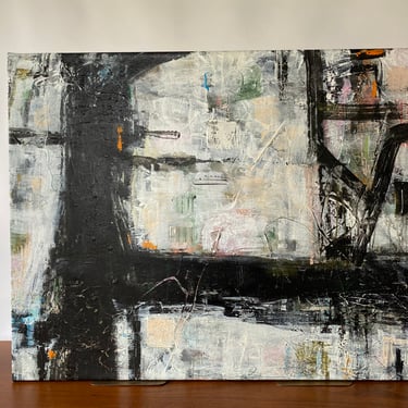 "Crosstown", Abstract Painting by Sondra Wampler