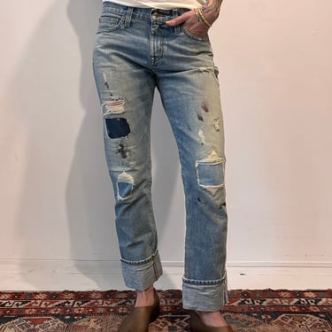 Point Sur Denim Patched Selvedge Jeans 27