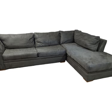 Olive Microfiber Sectional.