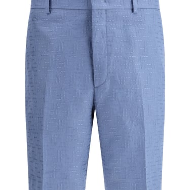 Fendi Men Linen Shorts