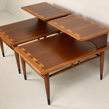 PAIR of Lane Acclaim Step End Tables, Circa 1960s - *Please ask for a shipping quote before you buy. 