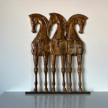 Frederick Weinberg 'Three Horses' Wall Sculpture 