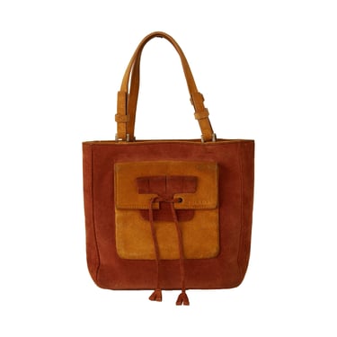 Prada Brown Suede Mini Bag