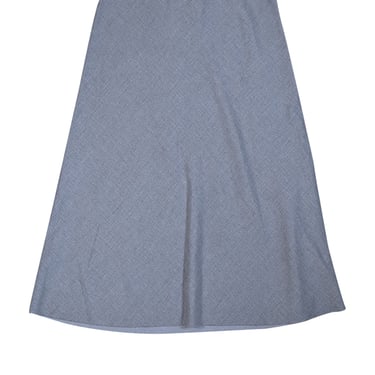 Theory - Light Grey Wool Blend A-Line Skirt Sz 8