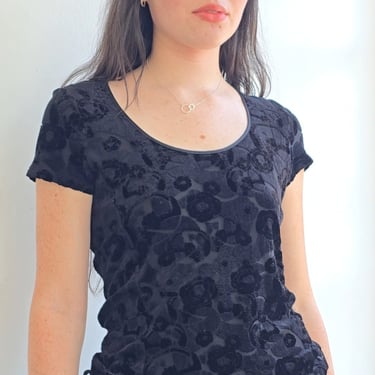 Armani Burnt Velvet Slinky Tee