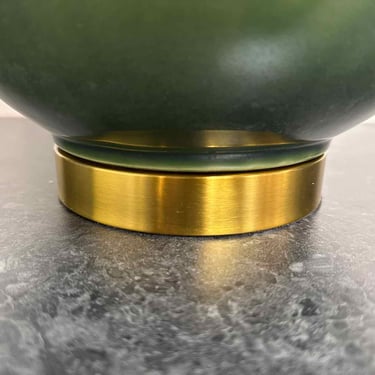 'Gourd' Table Lamp in Moss Green