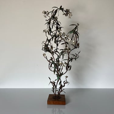 60's Dang Metal and Bronze Tree Sculpture 
