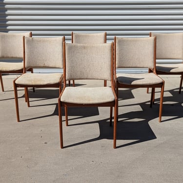 Set of Six Mid Century Teak Dining Chairs | Price includes restoration* | MCM | Vintage | Danish | Mid Century Modern | 60s | 