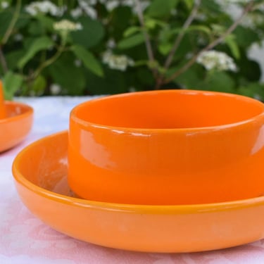 Rare Gabbianelli Sezione Soup and Salad Set by Marcelo Cuneo | Mid Century Modern Italy 