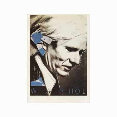 1981 Andy Warhol Postcard Post Card Vintage Art Unlimited 