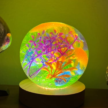 Resin Aquarium Sphere Nightlight Globe 