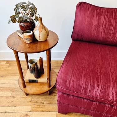 Two-Tier Wood Side Table