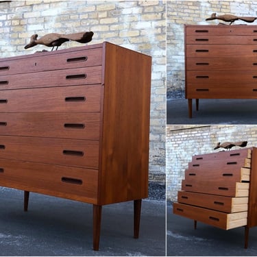 Danish Modern 6-drawer Chest 