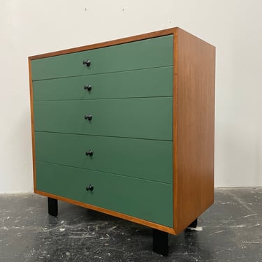 George Nelson Basic Series Dresser for Herman Miller in Green