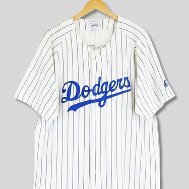 Vintage 80s Mens La Dodgers Baseball Shirt M Grey Valenzuela Raglan