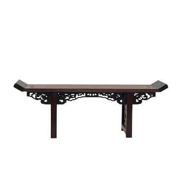 Chinese Rosewood Handmade Miniature Altar Table Display Decor Art ws3745E 
