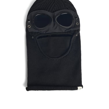 C.P. Company 'Lens' Black Wool Balaclava Men